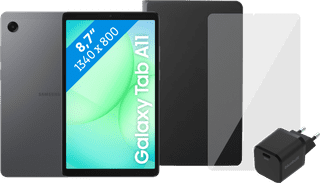 Samsung Galaxy Tab A11 8,7 Zoll 128GB Wi-Fi + 4G Grau + Komplettes Zubehörset