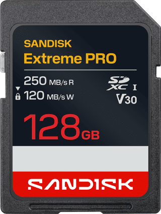 SANDISK Extreme PRO SDXC 128GB 120 MB/s