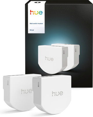 Philips Hue Kabelgebundenes Wandschaltermodul für Smart-Lampen Doppelpack