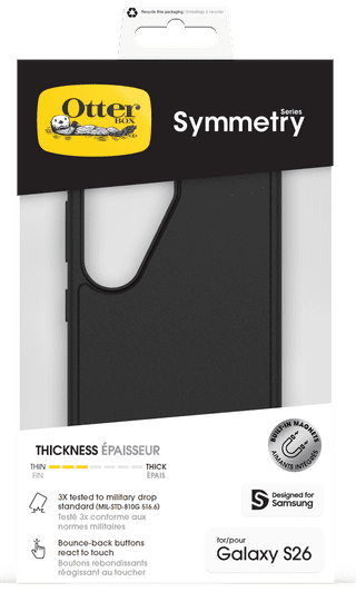 Otterbox Symmetry Samsung Galaxy S26 Backcover mit Magnet Schwarz