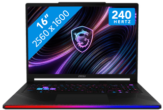 MSI Raider 16 Max HX B2WI-079 - 16" - Intel Core Ultra 9 - 32GB RAM/2TB SSD - RTX 5080