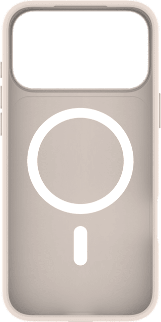 BlueBuilt MagSafe Hülle iPhone 18 Pro Max Beige + Powerbank 5.000 mAh Grau