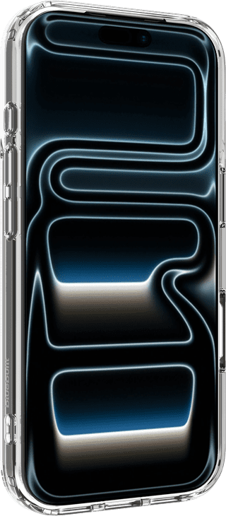 BlueBuilt MagSafe Hülle mit Ständer iPhone 18 Pro Transparent + Powerbank 5.000 mAh Grau