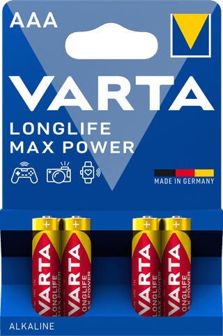 Varta Longlife Max Power AAA Blister 4 Stück