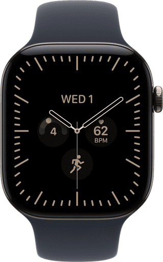 Apple Watch Series 12 Cellular 46mm Titanium Natural Sport Band S/M