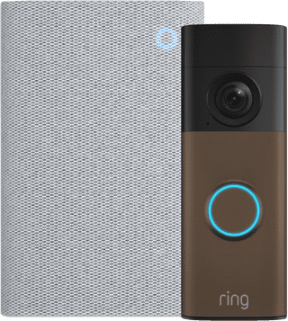 Ring Akku-Videotürklingel 2. Generation Braun + Chime