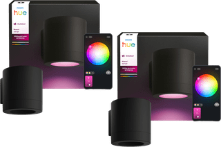 Philips Hue Muscari Wandstrahler Außenbereich Doppelpack