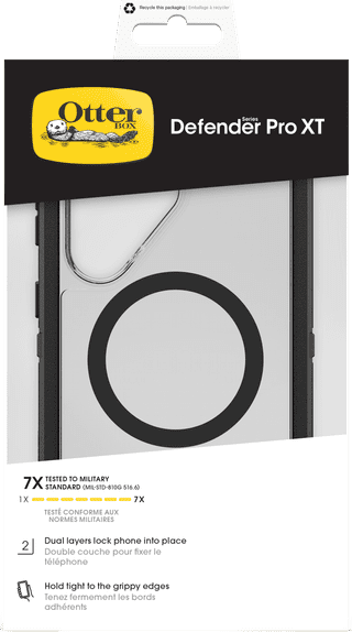 Otterbox Defender Samsung Galaxy S26 Ultra Backcover mit Magnet Transparent mit schwarzem Rand