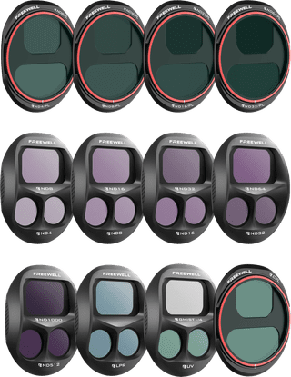 Freewell DJI Mavic 4 Pro Split Filter Mega 12er-Pack