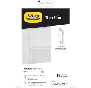 OtterBox Thin Flex Samsung Galaxy Flip 7 Cover Transparent