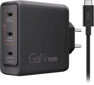 Lenovo Multi-Port USB-C 100 W GaN-Ladegerät