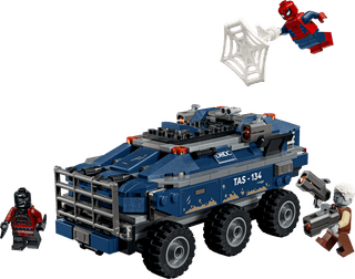 LEGO Marvel Spider-Man Jagt den Gefängnistransporter 76349