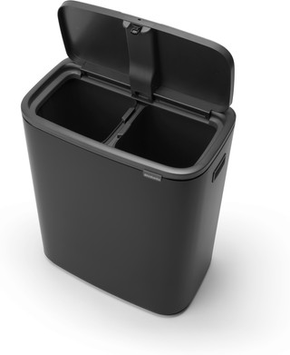 Brabantia Bo Touch Bin 2 x 30 Liter Matt Black