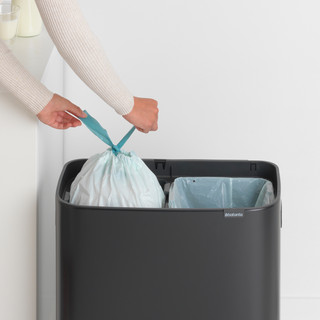 Brabantia Bo Touch Bin 2 x 30 Liter Matt Black