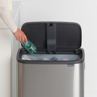 Brabantia Bo Touch Bin 60 Liter Edelstahl Fingerprint Proof