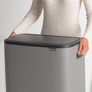 Brabantia Bo Touch Bin 60 Liter Mineral Concrete Grey