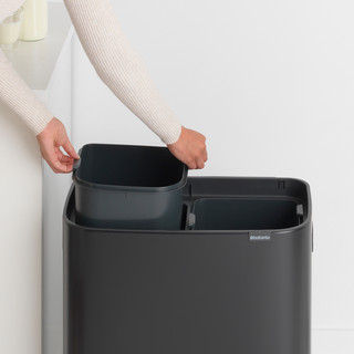 Brabantia Bo Touch Bin 2 x 30 Liter Matt Black