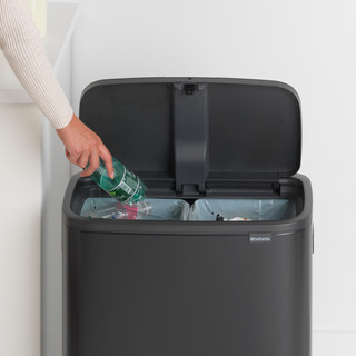 Brabantia Bo Touch Bin 2 x 30 Liter Matt Black