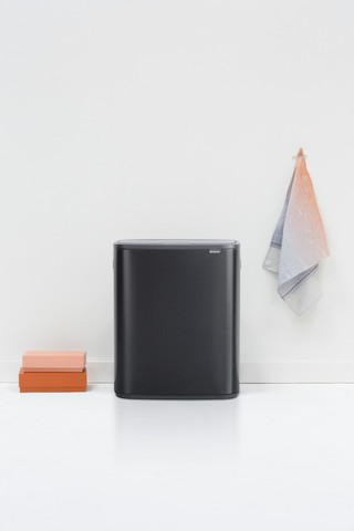 Brabantia Bo Touch Bin 2 x 30 Liter Matt Black