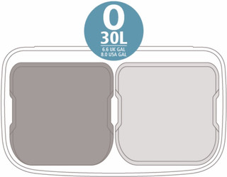 Brabantia Bo Touch Bin 2 x 30 Liter Matt Black