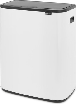 Brabantia Bo Touch Bin 2x 30 Liter White