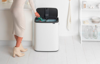 Brabantia Bo Touch Bin 2x 30 Liter White