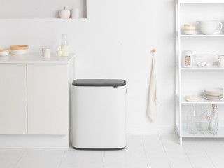 Brabantia Bo Touch Bin 2x 30 Liter White