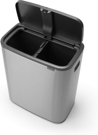 Brabantia Bo Touch Bin 2x 30 Liter Edelstahl Fingerprint Proof