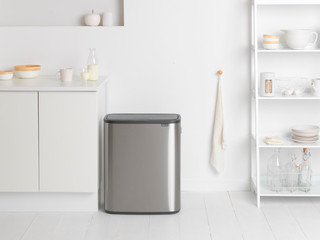 Brabantia Bo Touch Bin 2x 30 Liter Edelstahl Fingerprint Proof
