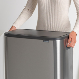 Brabantia Bo Touch Bin 2x 30 Liter Edelstahl Fingerprint Proof