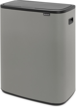 Brabantia Bo Touch Bin 2 x 30 Liter Mineral Concrete Grey