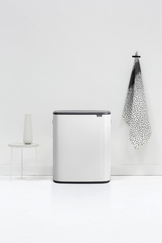 Brabantia Bo Touch Bin 60 Liter White