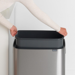 Brabantia Bo Touch Bin 60 Liter Edelstahl Fingerprint Proof