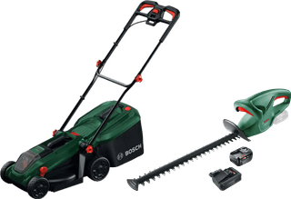 Bosch Rotak 18V-32 + Bosch EasyHedgeCut 18-45 Li + Bosch Starterset 18V 4,0 Ah