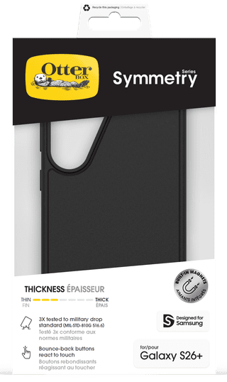 Otterbox Symmetry Samsung Galaxy S26 Plus Backcover mit Magnet Schwarz