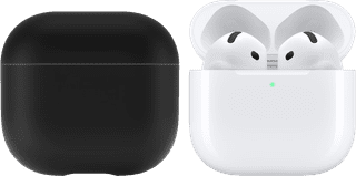Apple AirPods 4 mit Aktiver Geräuschunterdrückung + BlueBuilt Hülle