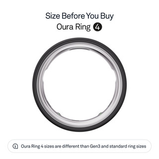 Oura Ring 4 Size 5 Gray