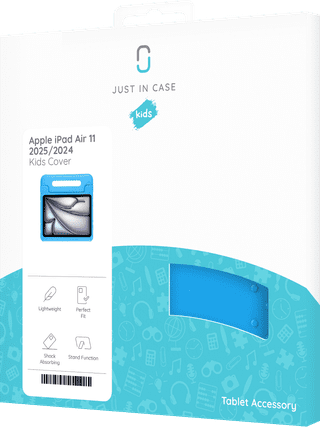 Just in Case Apple iPad Air 11 Zoll (2025/2024) Kids Cover Blau