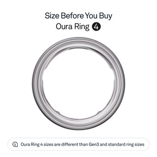 Oura Ring 4 Size 10 Matte Silver