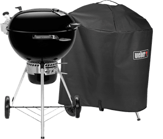 Weber Master-Touch Premium E-5770 Schwarz + Weber Premium Abdeckung 57 cm