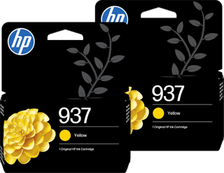 HP 937 Cartridge Yellow (2 units)