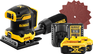 DeWalt DCW210NT-XJ 5,0-Ah-Akku (2x) Komplettpaket
