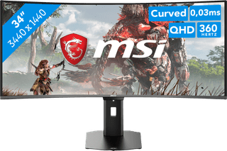 MSI MPG 341CQR X36 QD-OLED Curved