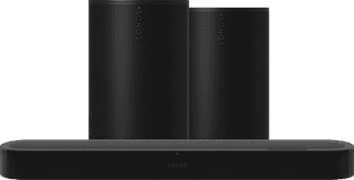 Sonos Beam Ultra Schwarz + 2x Era 100 SL Schwarz