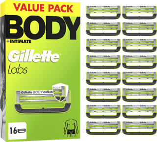GilletteLabs Body Ersatzklingen (16 Stück)