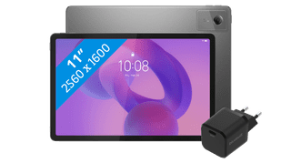 Lenovo Idea Tab 11 Zoll 256GB WLAN Grau mit Stylus + BlueBuilt Ladegerät