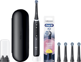 Oral-B iO 5N Black + 4 Brush Attachments for Sensitive Gums