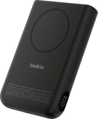 Belkin UltraCharge Pro Wireless Powerbank mit MagSafe 10.000 mAh mit Schnellladen Schwarz