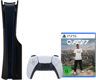 PlayStation 5 Slim mit Laufwerk + FC 27 + Schwarze Cover