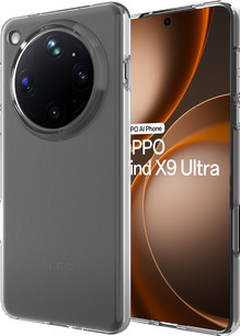 Just in Case Soft Design OPPO Find X9 Ultra Back Cover Transparent